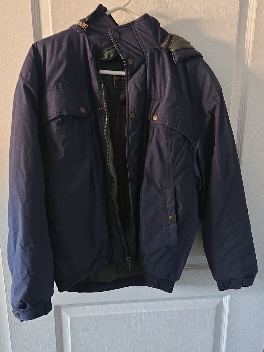 Vintage Waterproof Jacket With Removable Hood